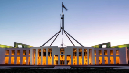 Shot of Australian Parliament House 